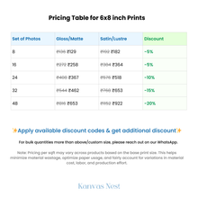6x8β Photo Prints