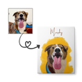 Custom pet illustration transformed from a dog photograph
