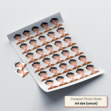 Passport Photo Sheet (Uncut)