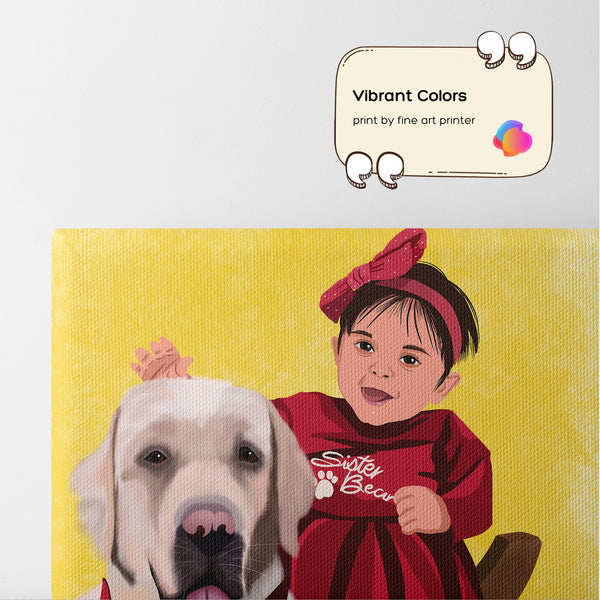 illustrated - Boxy Canvas Stretched Frame