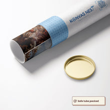 Protective mailing tube for rolled canvas and large photo prints